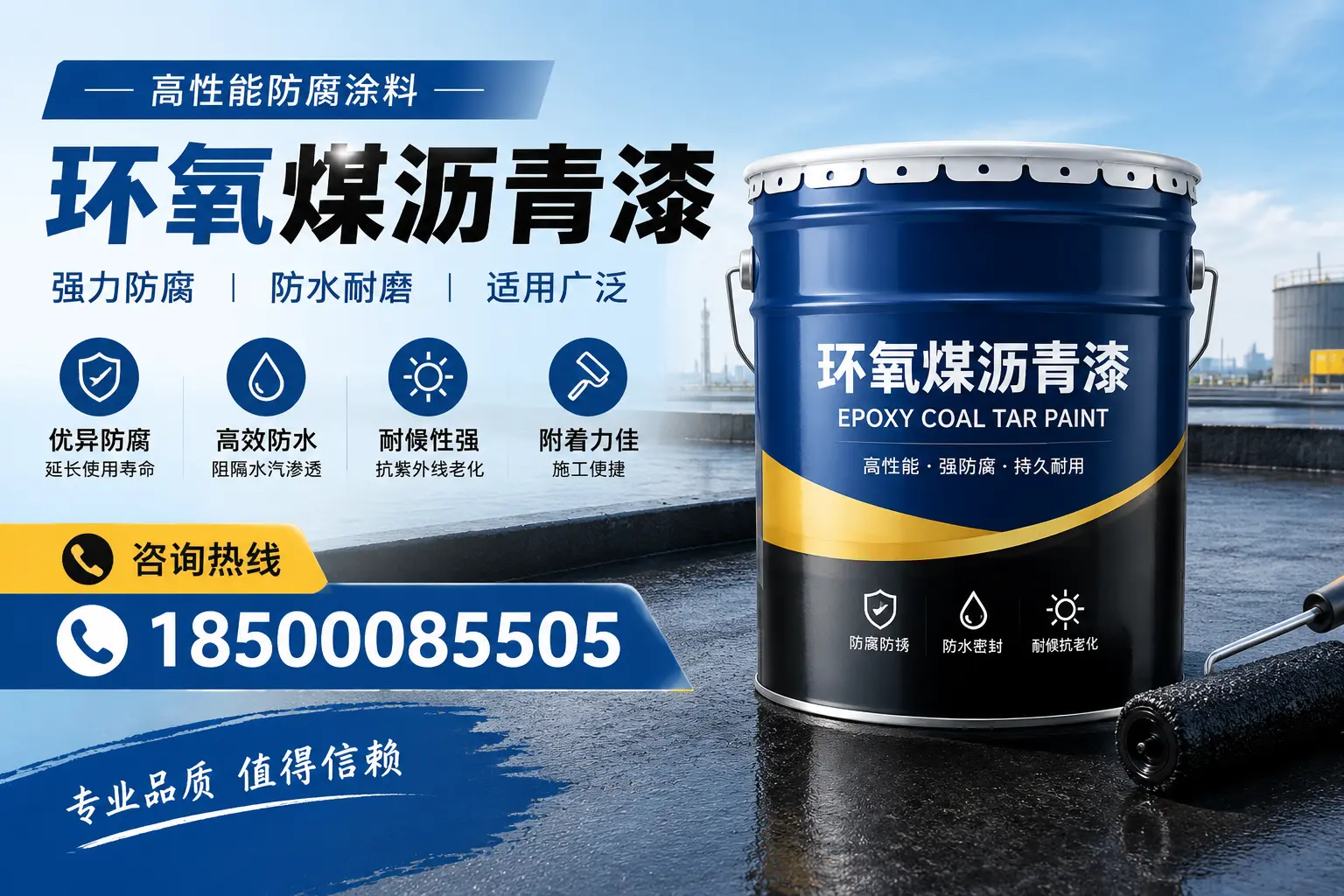 环氧煤沥青漆的主要成分与功能，咸阳用户深度了解